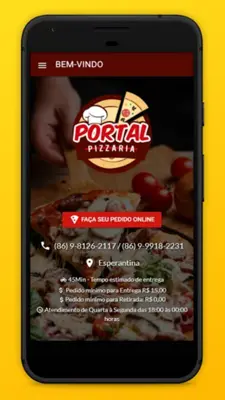 Pizzaria Portal android App screenshot 2